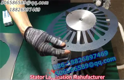 Prototipo de pilas de laminación de estator y rotor cortados con láser en China