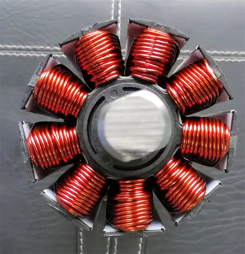 Enrolamento da bobina do estator e do rotor